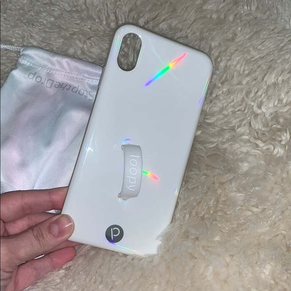 Loopy Case for iPhone XS Max -white prism/ opal